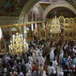 2014.08.20 храм в честь Казанской иконы Божией Матери, г. Тольятти, Литургия и отпевание архим. Германа