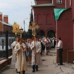 2014.08.20 храм в честь Казанской иконы Божией Матери, г. Тольятти, Литургия и отпевание архим. Германа