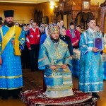 2015.09.21 Божественная литургия в храме в честь Казанской иконы Божией Матери г.о. Кинель (северная сторона)